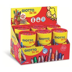 Crayon couleur giotto be-bè pot 10 unités