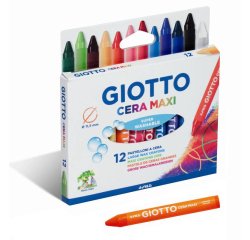 F.I.L.A. Astuccio 12 Giotto Cera Maxi - Diametro 11,5Mm