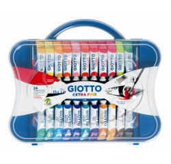 Tubi tempere - 12 ml - colori assortiti - Giotto - conf. 24 pezzi