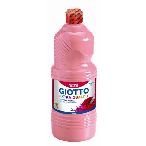 Gouache giotto flacon 1l coloris rose