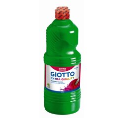 Gouache giotto flacon 1l coloris emeraude