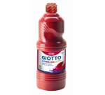 Gouache giotto flacon 1l coloris rouge vif
