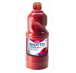 Gouache giotto flacon 1l coloris rouge vif