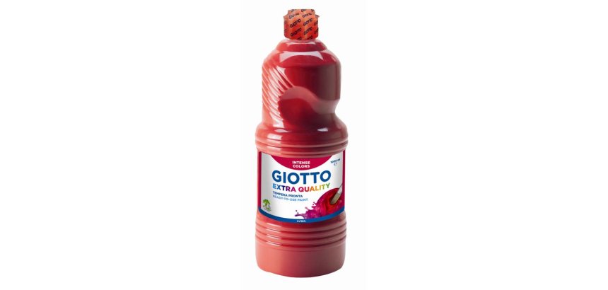 Gouache giotto flacon 1l coloris rouge vif