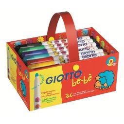 Schoolpack 36 feutres Maxi de couleurs assortis