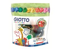 Assortiment emporte pieces canson plastique 4 cm et 1    rouleau en bois 16 unites     coloris assortis