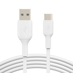 Belkin BoostCharge cable USB USB 2.0 1 m USB A USB C Blanco