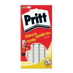 Pâte adhésive pritt multi-fix réutilisable étui 65 pastilles