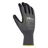 U-Power Valzer Guanti da officina Grigio Nitrile, Poliestere 1 pz