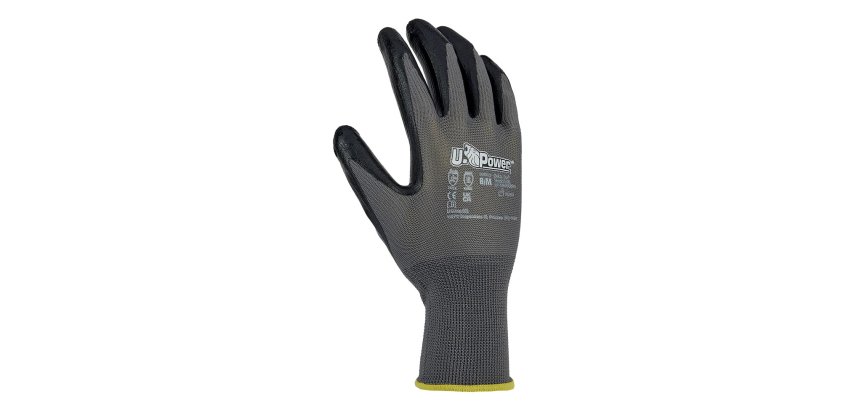 Guanti U-Power Valzer in nitrile grigio