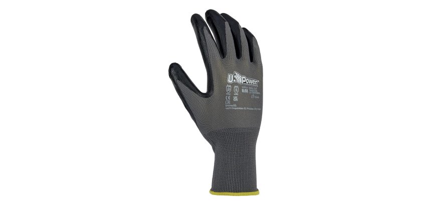 Guanti U-Power Valzer in nitrile grigio