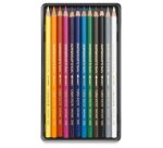 Crayons de couleur SUPRACOLOR, étui métal de 12