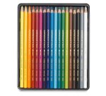 Crayons de couleur SUPRACOLOR, étui métal de 18