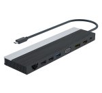 DLH Station d'accueil USB-C 4K triple affichage (DP / HDMI / VGA)