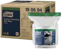 TORK Chiffon humide de nettoyage de surfaces, recharge