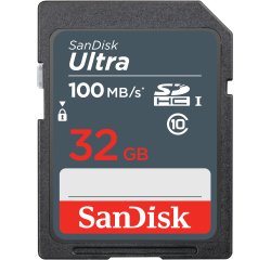 SanDisk Ultra 32GB SDHC Mem Card 100MB/s UHS-I Clase 10