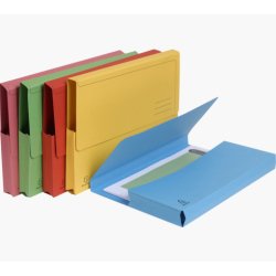 Paquet 25 chemises à poche FOREVER en carte recyclée 290g. Coloris assortis vifs