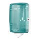 Distributeur Mini Reflex M3 Bleu turquoise, à dévidage central - Dimensions : L19 x H32 x P21 cm
