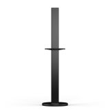 Stand pour Distributeurs Gels hydro-alcoolique et mouchoirs en aluminium Noir L45,9xH167,7xP19,5 cm