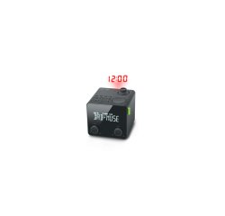 Radio-réveil Muse M-189 CDB avec projection de l'heure FM / DAB+ Noir