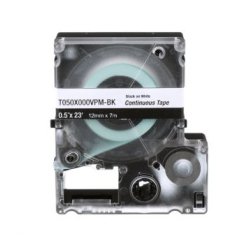Panduit T038X000VPM-BK etichetta per stampante Nero, Trasparente