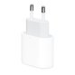 Adaptateur secteur USB-C 20 W charge rapide et efficace. Compatible tous appareils USB C.