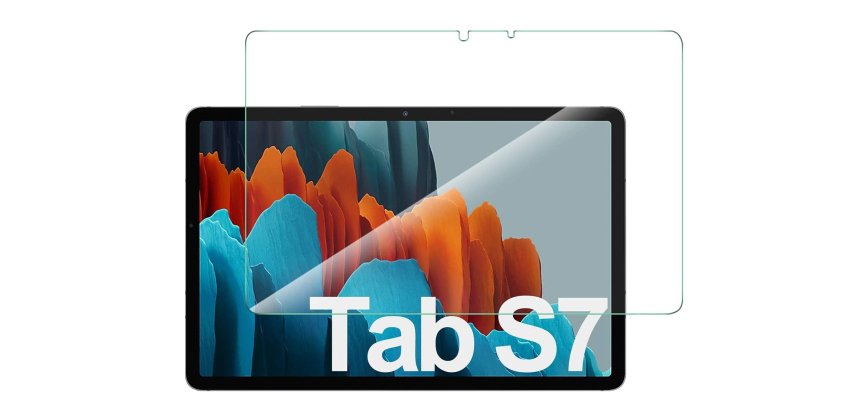 DLH Protection ecran en verre trempe pour Samsung Galaxy Tab S7