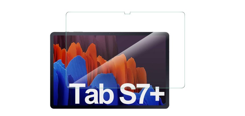 DLH Protection ecran en verre trempe pour Samsung Galaxy Tab S7+
