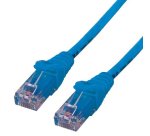 MCL UTP6-0.5M/B câble de réseau Bleu 0,5 m Cat6 U/UTP (UTP)