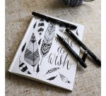 Feutre technique uniball pointes calibrees 1,2mm encre noir trace net et precis