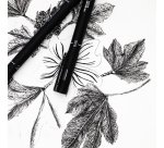 Feutre technique uniball pointes calibrees 1,0mm encre noir trace net et precis