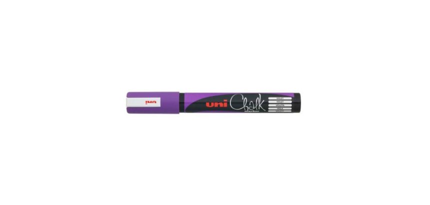 Marqueur craie Chalk marker PWE5M, violet