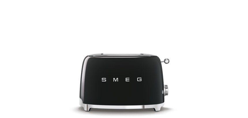 SMEG Grille pain TSF01BLEU 2 tranches Noir
