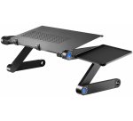 DLH SUPPORT ERGONOMIQUE - TABLE DE LIT PLIABLE POUR ORDINATEUR PORTABLES ET TABLETTES