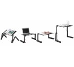 DLH SUPPORT ERGONOMIQUE - TABLE DE LIT PLIABLE POUR ORDINATEUR PORTABLES ET TABLETTES