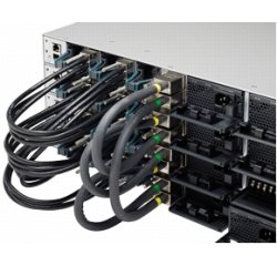 Cisco StackWise-480, 50cm Cable de fibra óptica e InfiniBand 0,5 m Negro