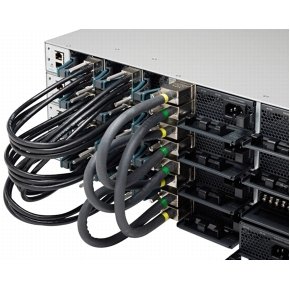 Cisco StackWise-480, 50cm Cable de fibra óptica e InfiniBand 0,5 m Negro