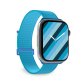 SBS Bracelet connecté Apple Watch 42/44/45 mm velcro bleu