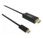 Vision TC 2MUSBCDP8K/BL câble DisplayPort 2 m USB Type-C Noir
