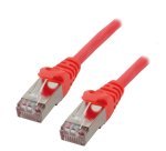 MCL Cable RJ45 Cat6 5.0 m Red câble de réseau Rouge 5 m F/UTP (FTP)