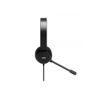 Port Designs 901605 casque Avec fil Arceau USB Type-A Noir