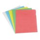 Paquet de 100 pochettes coins ELCO en calque 80 g transparent indéchirable. Format 22 x 31 cm. Assortis