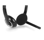 Hamlet Smart Auricolare Cablato A Padiglione Ufficio Nero, Argento