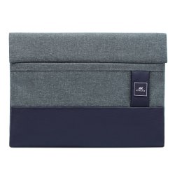 Rivacase 8803 33,8 cm (13.3") Custodia a tasca Blu, Grigio