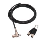 DICOTA D31831 câble antivol Noir, Argent 2 m