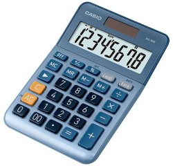 Casio MS-80E calcolatrice Tasca Calcolatrice finanziaria Blu
