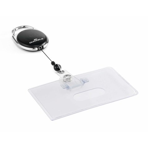 Porte-badge avec enrouleur STYLE pour 1 badge
