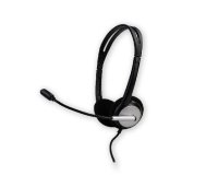 Auriculares con cable MCL CSQ-M/USB- A Negro, Plata