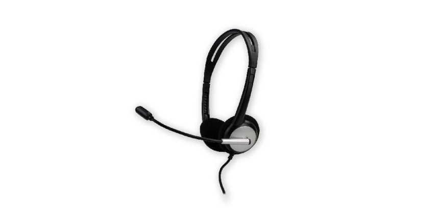 MCL CSQ-M/USB wired headset/headphone with arch - USB Type-A black for office/call center