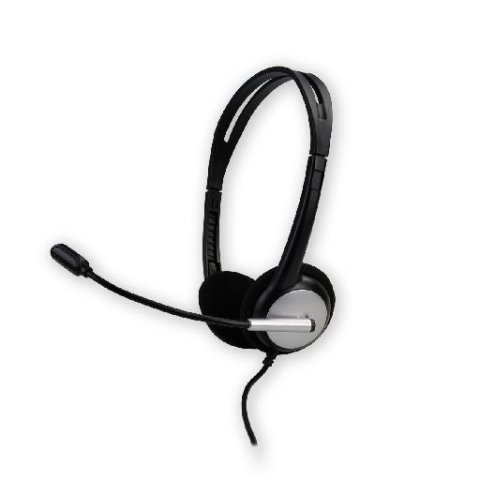Auriculares con cable MCL CSQ-M/USB- A Negro, Plata